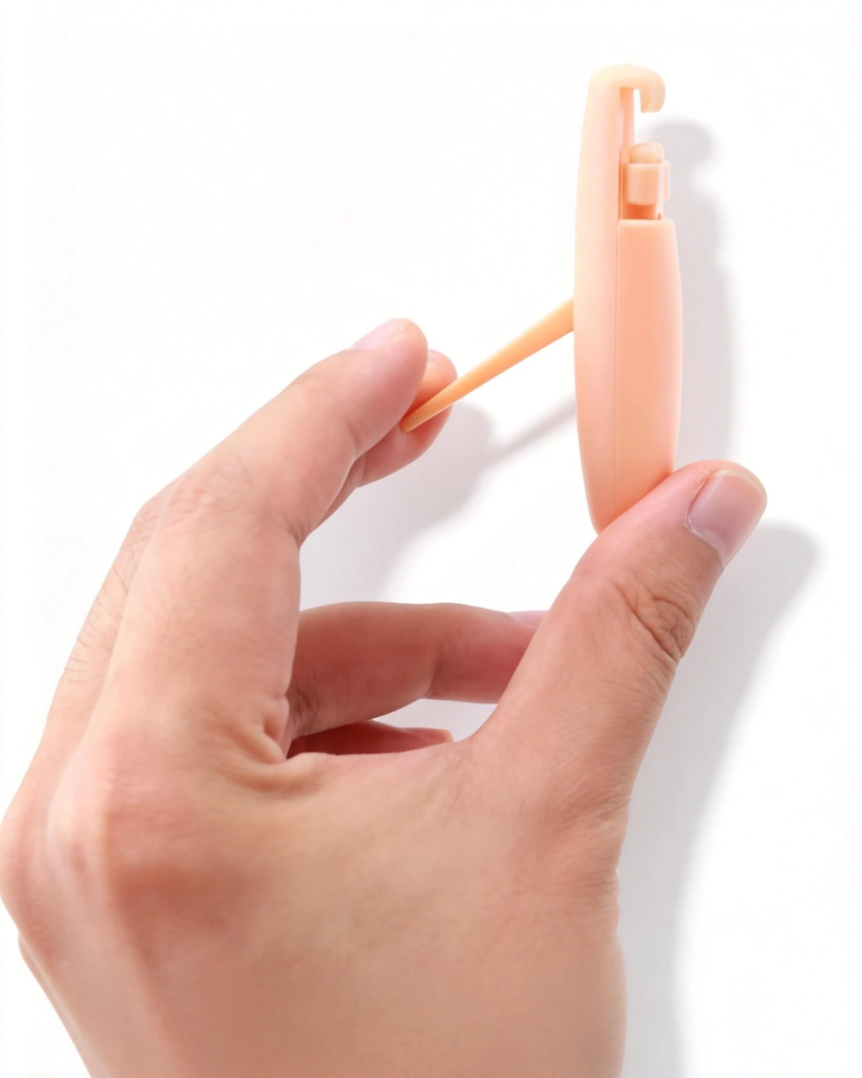 ที่ดัดผมพลาสติกมืออาชีพ - รัศมีโค้งที่อ่อนโยน