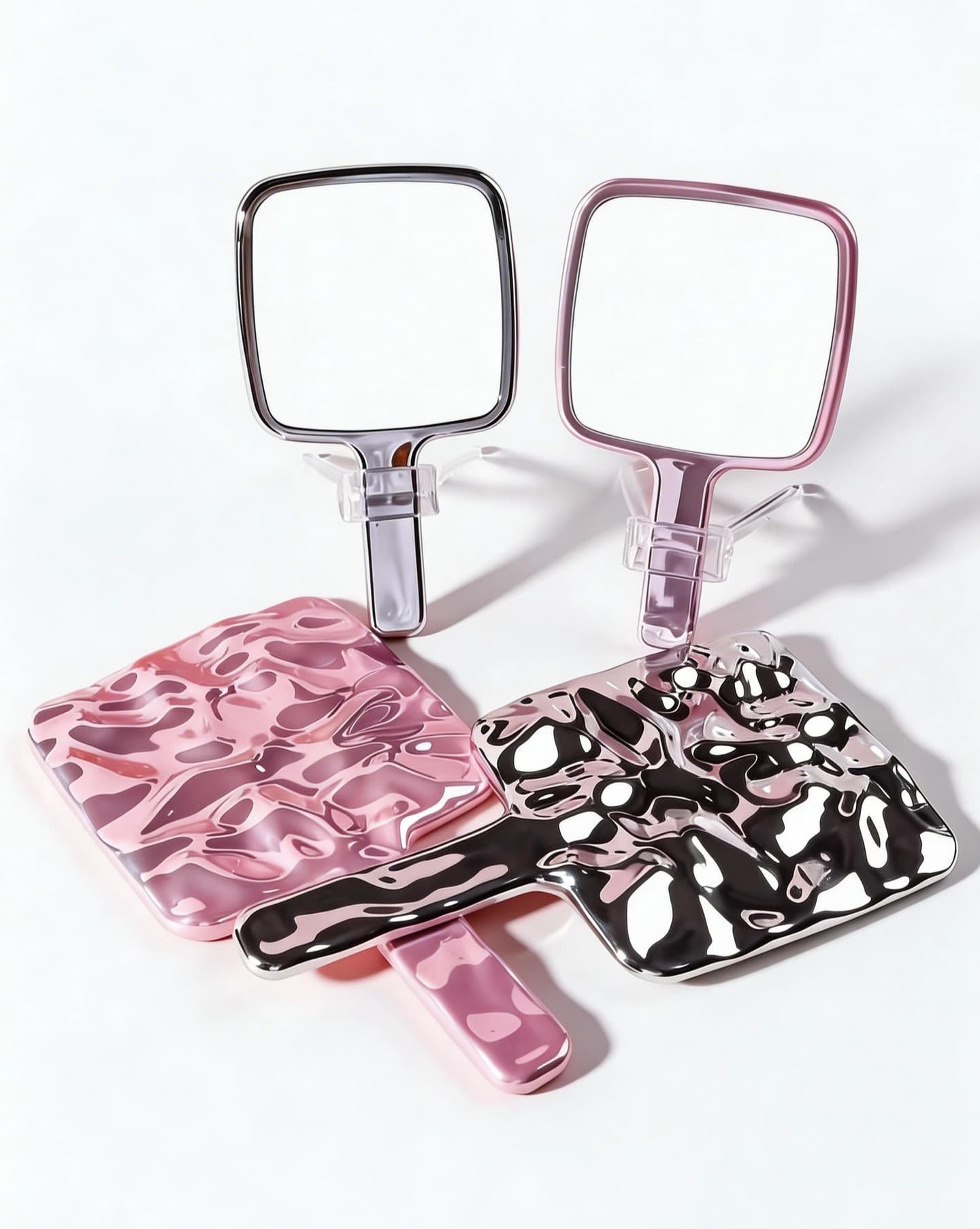 กระจกถือมือมืออาชีพ - ด้ามจับแบบสบายมือและสมดุล