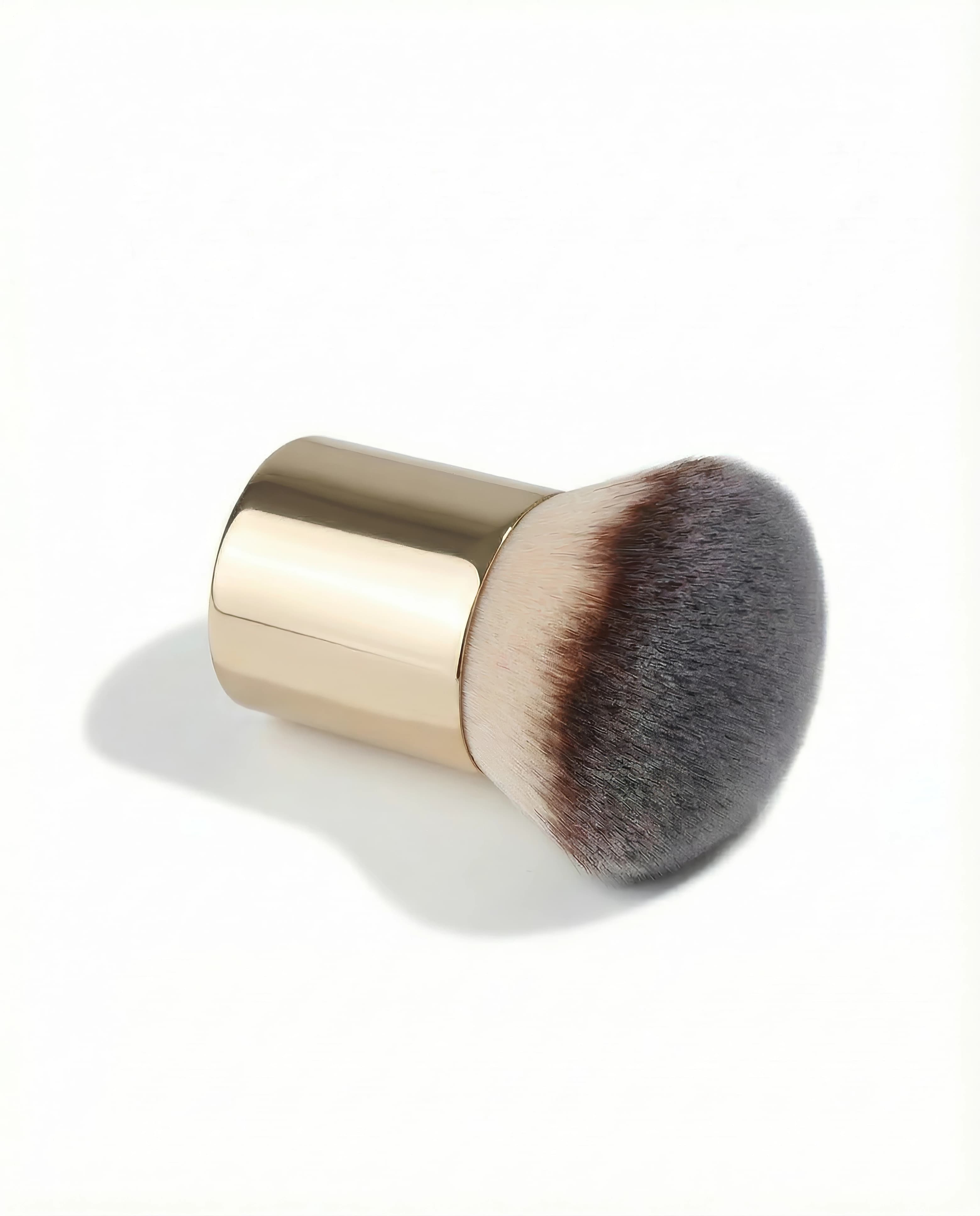 Black Copper Tube Makeup Brush - Wholesale Beauty Tool, MOQ Available