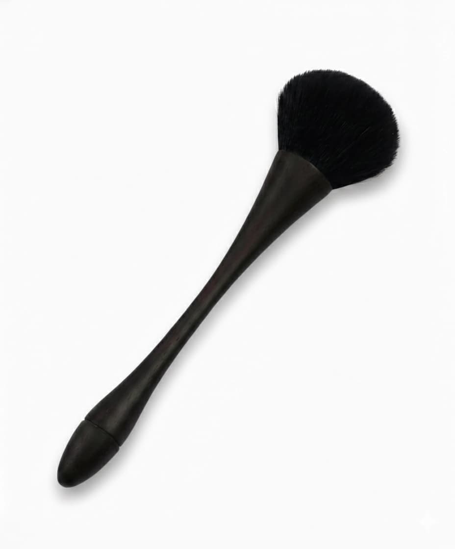 Black Loose Powder Brush - Wholesale Beauty Tool, MOQ Available