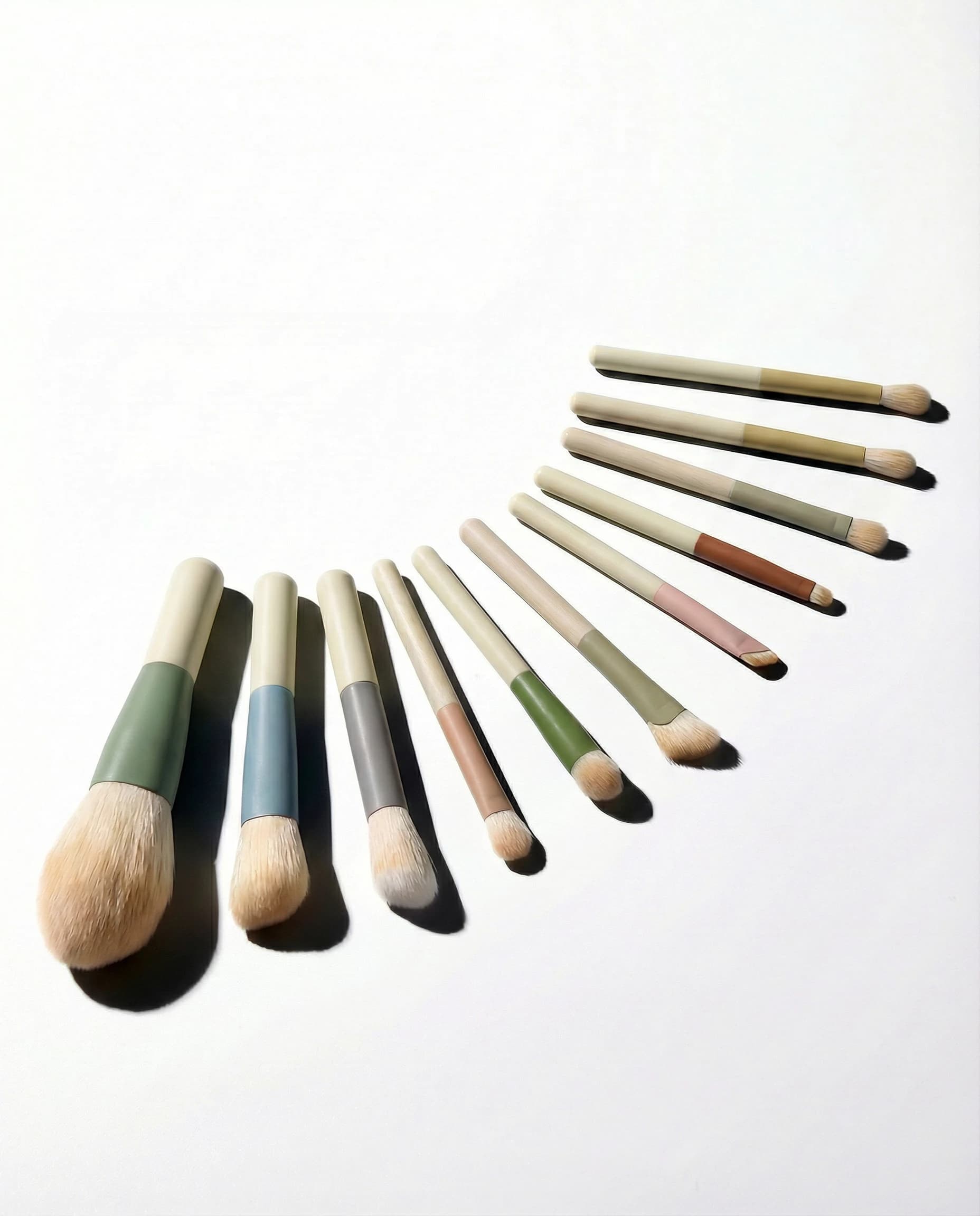 Macaron Color Mini Brush Set - Wholesale Beauty Tool, MOQ Available